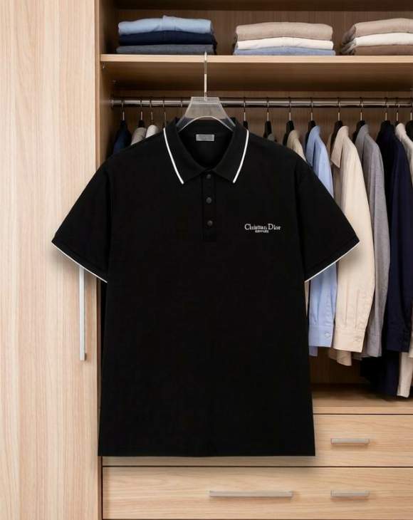 Picture of Dior Polo Shirts Short _SKUDiorM-3XLhgntx35628487